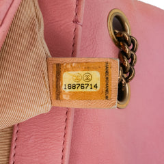 Quilted Calfskin CC Crown Flap