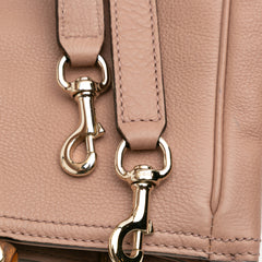 Medium Calfskin Bamboo Shopper Satchel