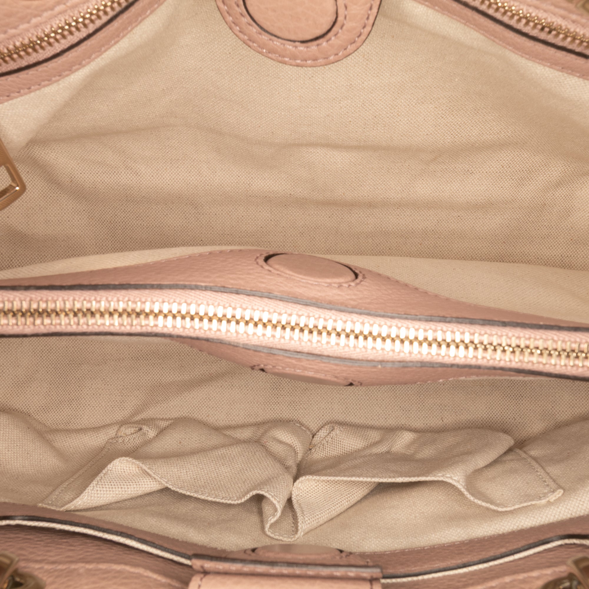 Medium Calfskin Bamboo Shopper Satchel