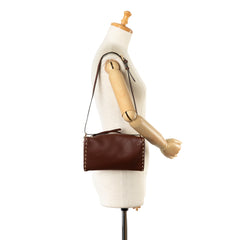 Calfskin Selleria Triangle Shoulder Bag