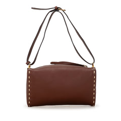 Calfskin Selleria Triangle Shoulder Bag