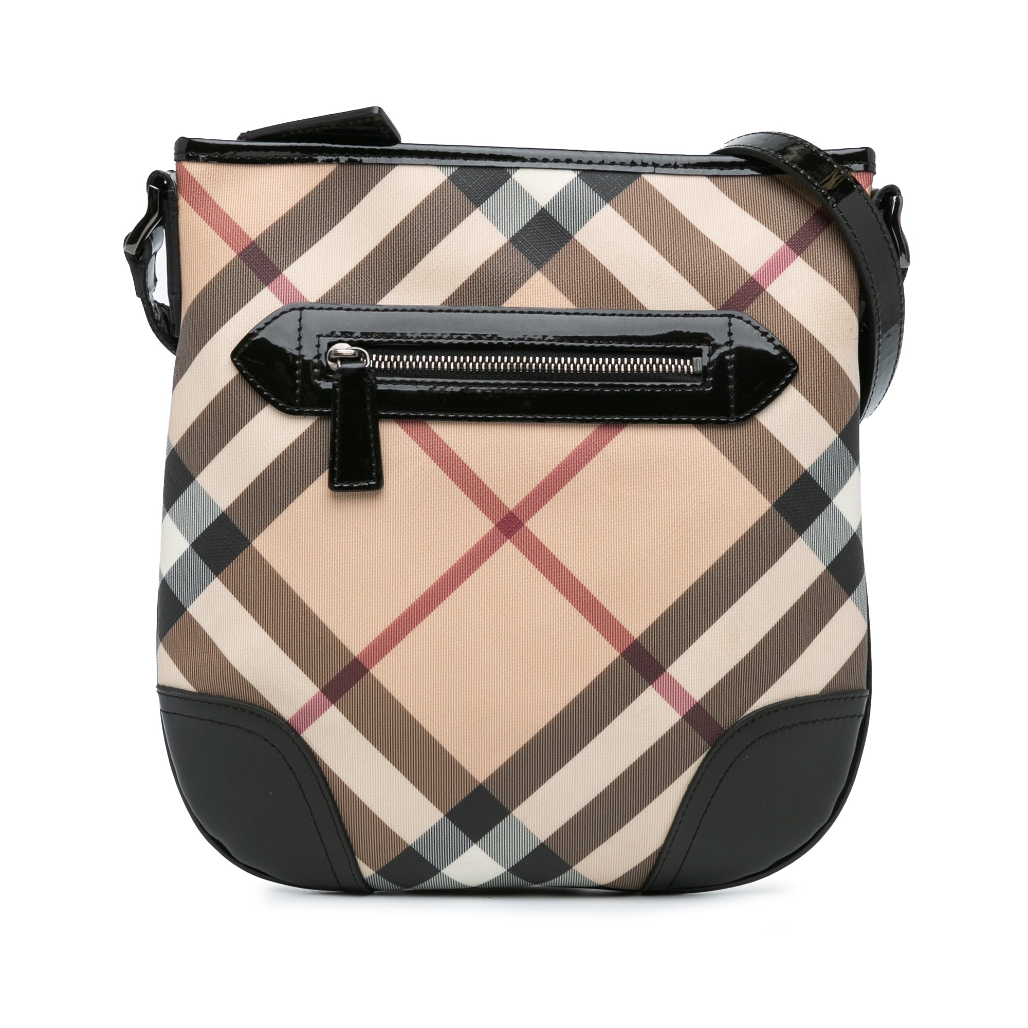 Supernova Check Coated Canvas Dryden Crossbody