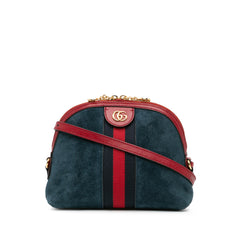 Small Suede Ophidia Dome Crossbody