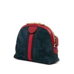 Small Suede Ophidia Dome Crossbody