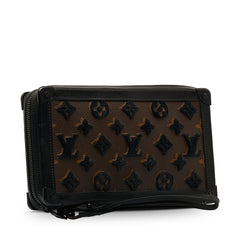 Monogram Tuffetage Soft Trunk Clutch