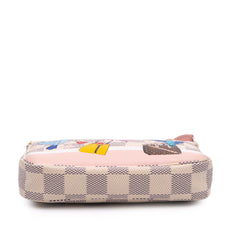 Damier Azur Christmas Birds Mini Pochette Accessoires