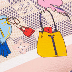 Damier Azur Christmas Birds Mini Pochette Accessoires