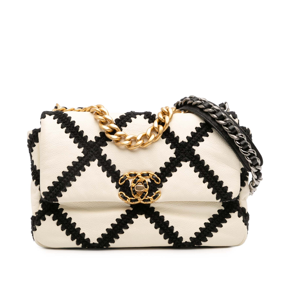 Medium Crochet Calfskin 19 Flap