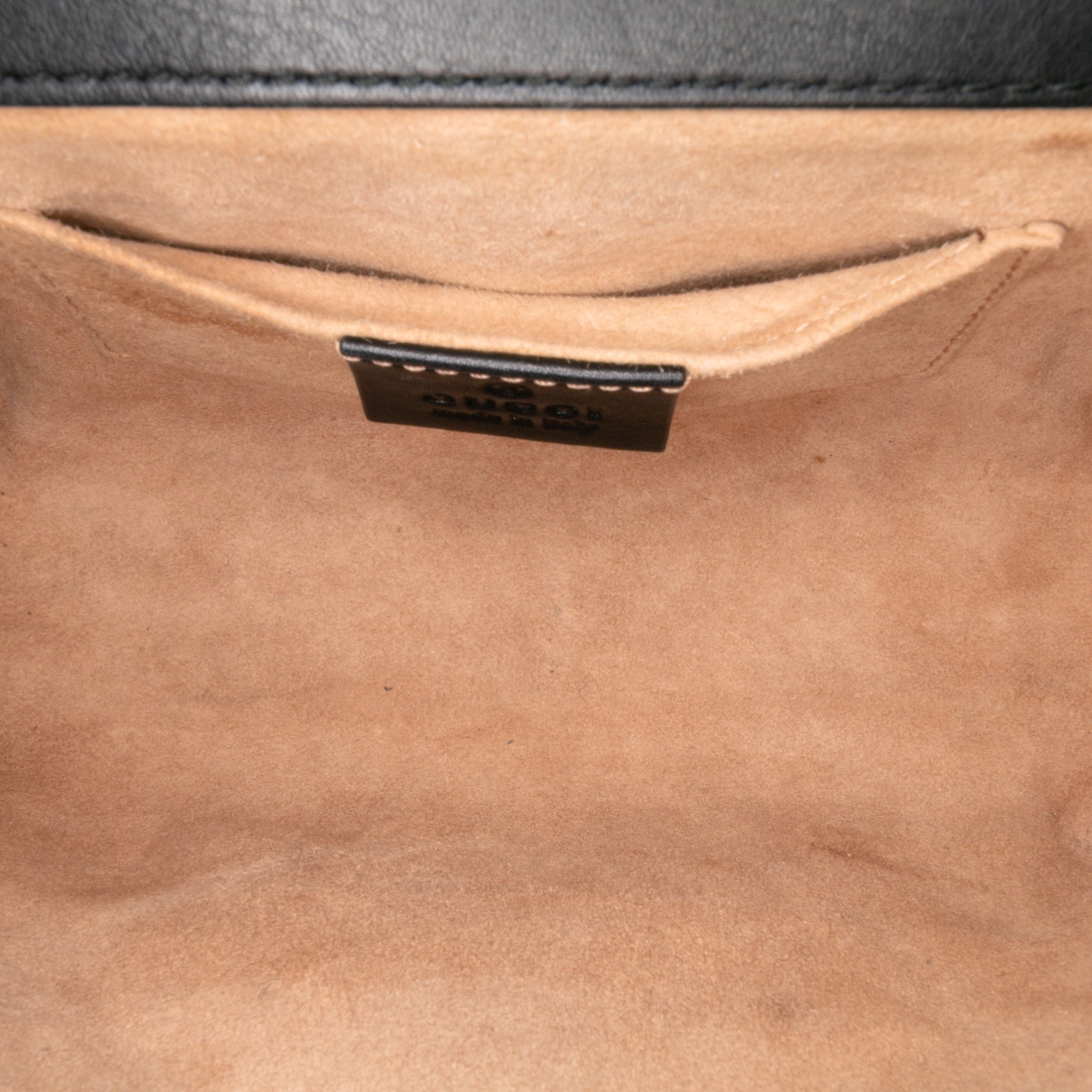 Small Pearl Studded Leather Padlock Crossbody