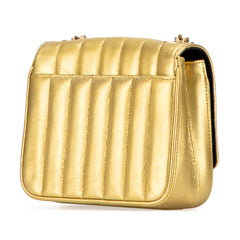 Small Metallic Grain De Poudre Monogram Vicky Chain Bag