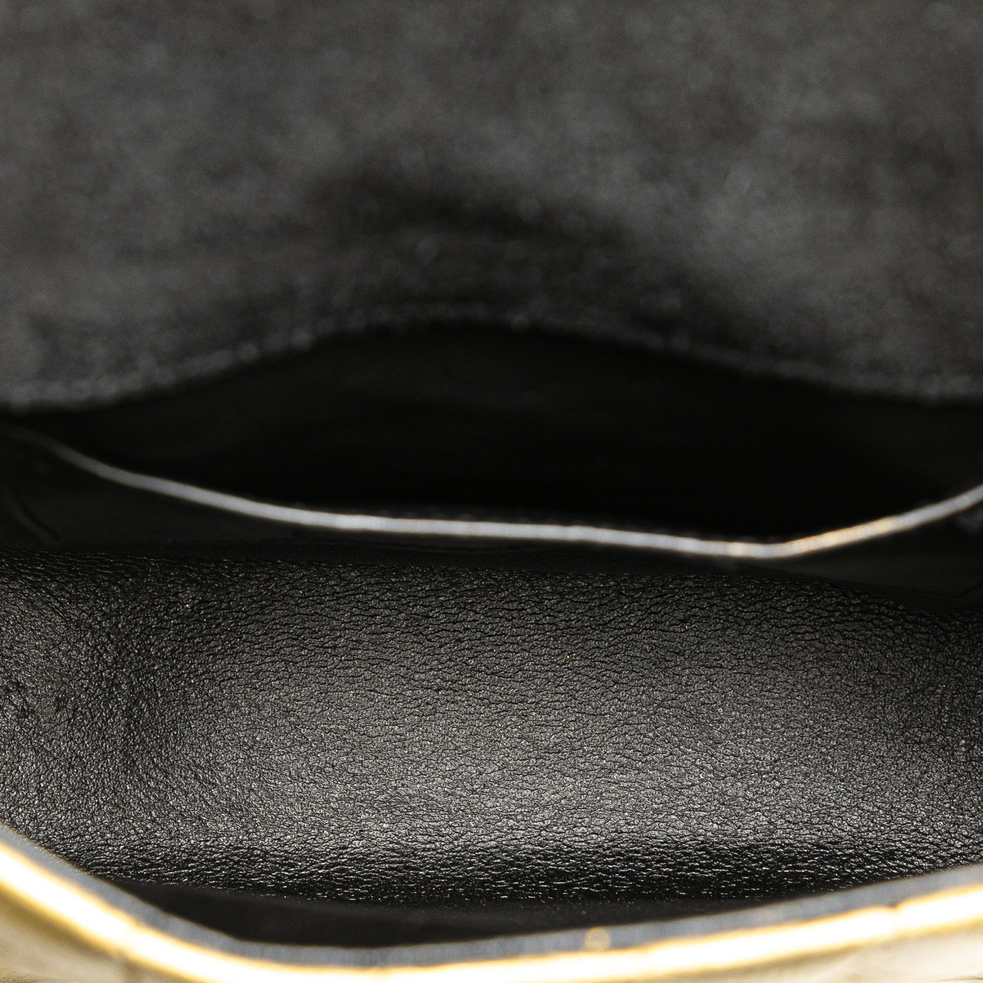 Small Metallic Grain De Poudre Monogram Vicky Chain Bag