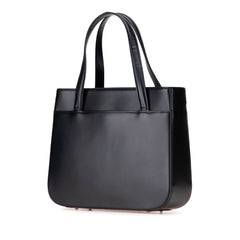 House Check Trimmed Leather Handbag