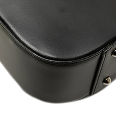 House Check Trimmed Leather Handbag