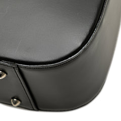 House Check Trimmed Leather Handbag