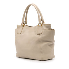 Vitello Daino Side Pocket Convertible Tote
