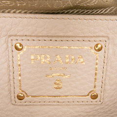 Vitello Daino Side Pocket Convertible Tote