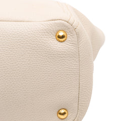 Vitello Daino Side Pocket Convertible Tote