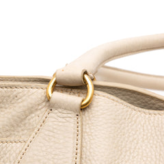 Vitello Daino Side Pocket Convertible Tote