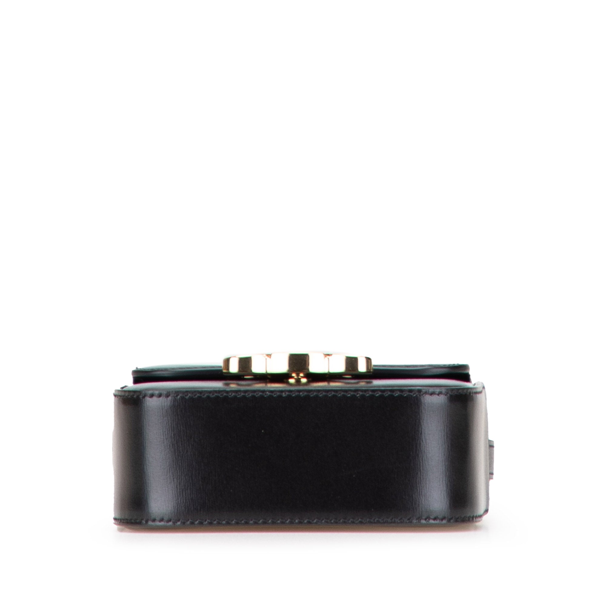 Mini Shiny Calfskin Triomphe Crossbody