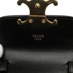 Mini Shiny Calfskin Triomphe Crossbody