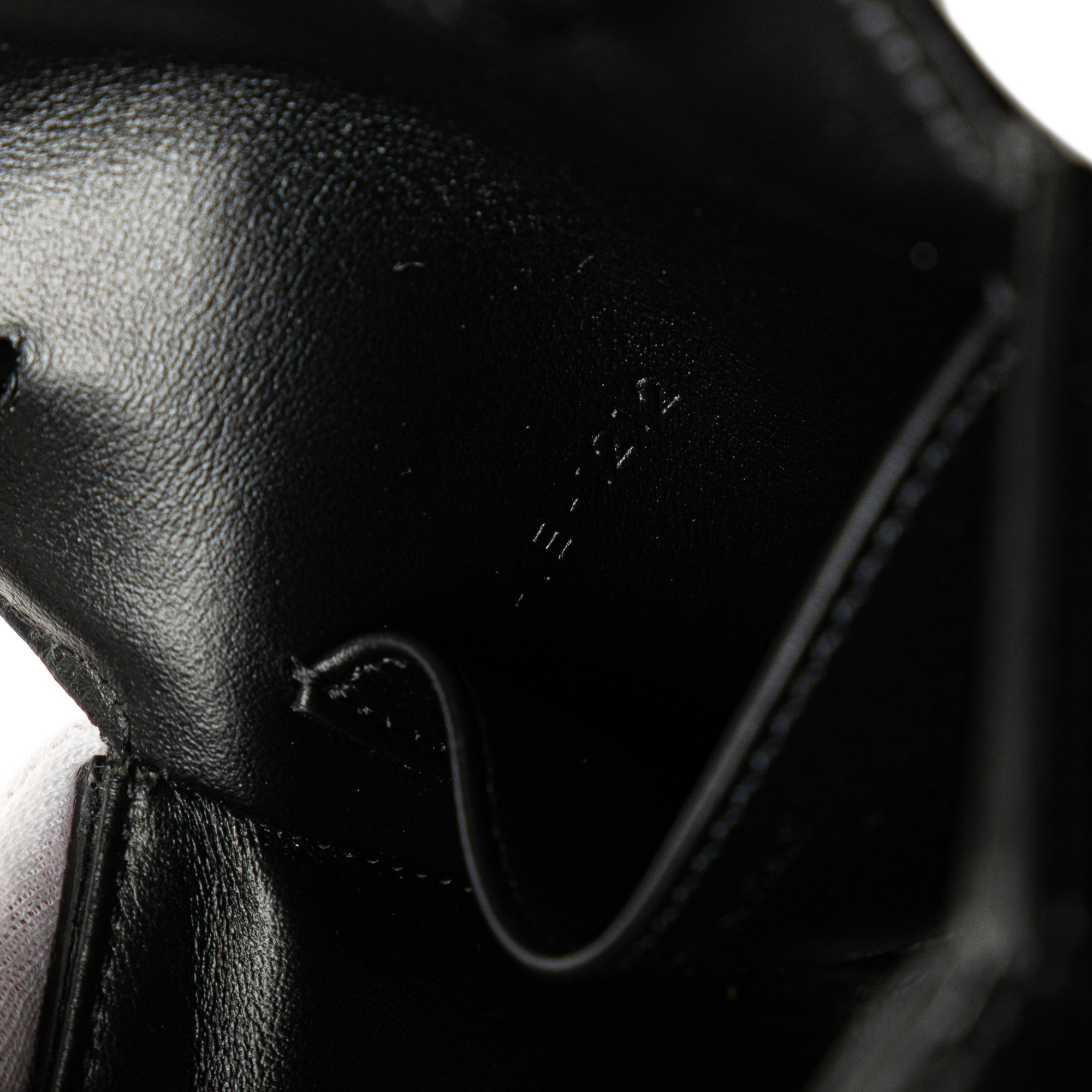 Mini Shiny Calfskin Triomphe Crossbody