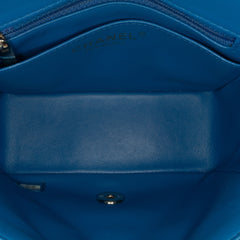 Mini Square Classic Lambskin Single Flap_5