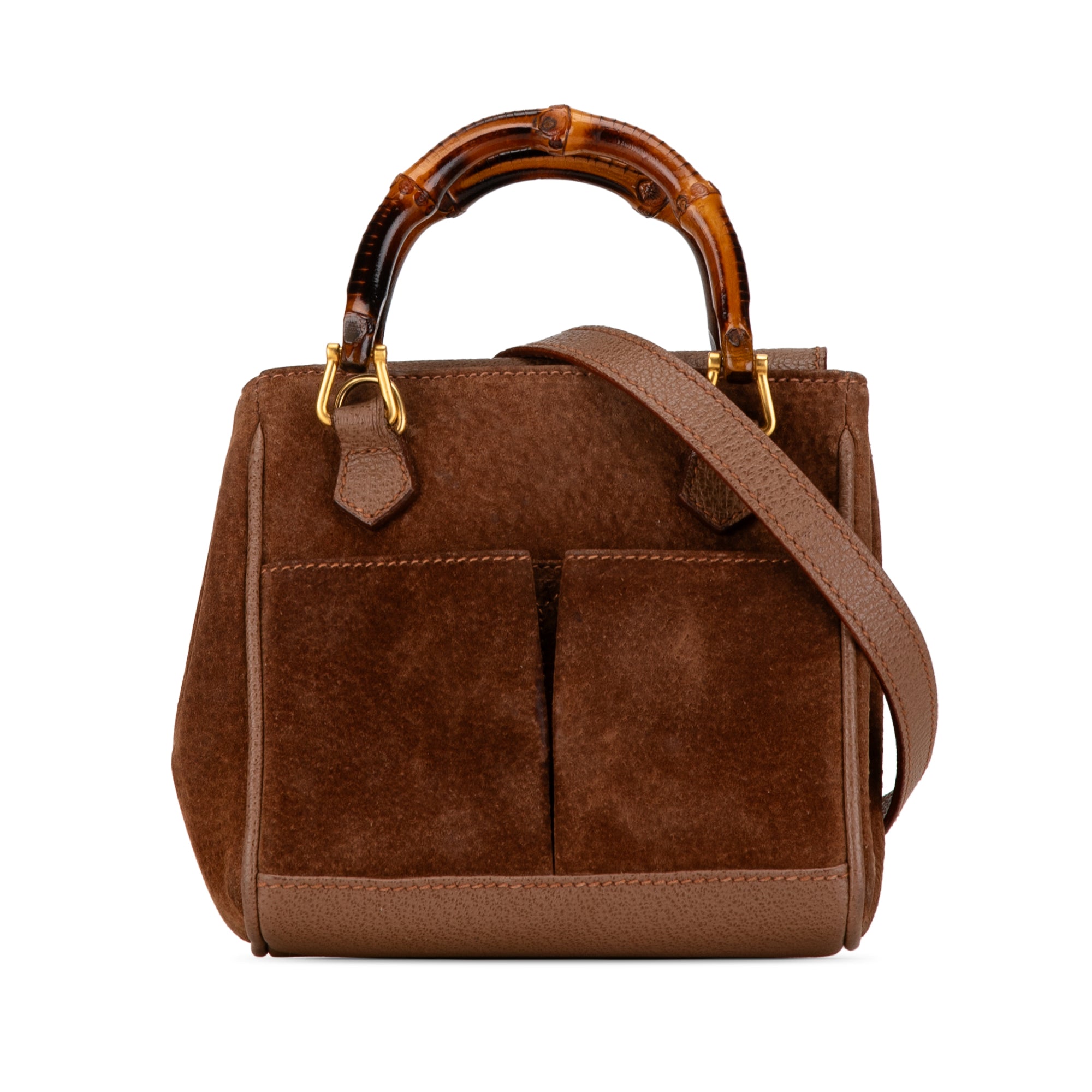 Mini Bamboo Suede Satchel_0