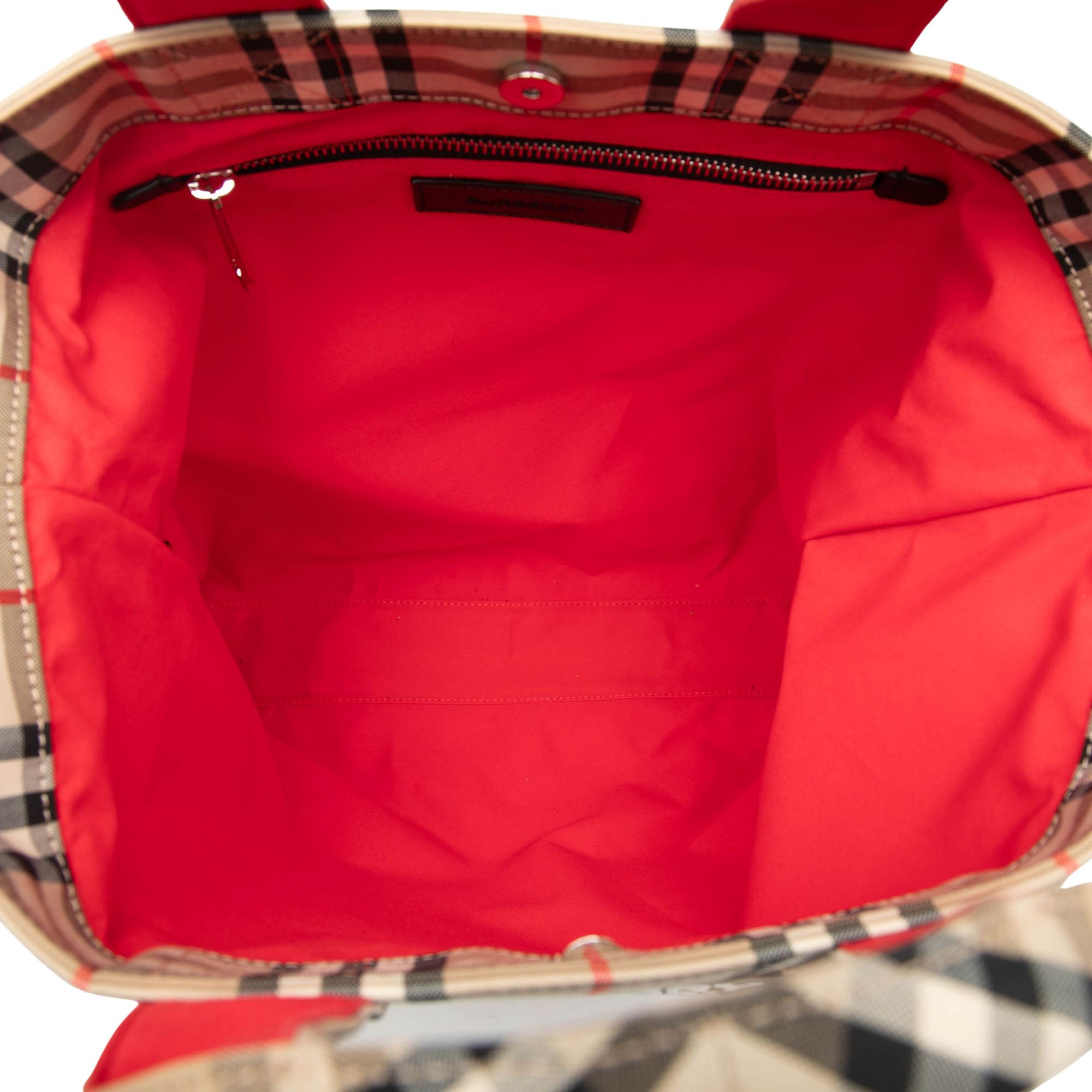 House Check Nylon Artie Satchel