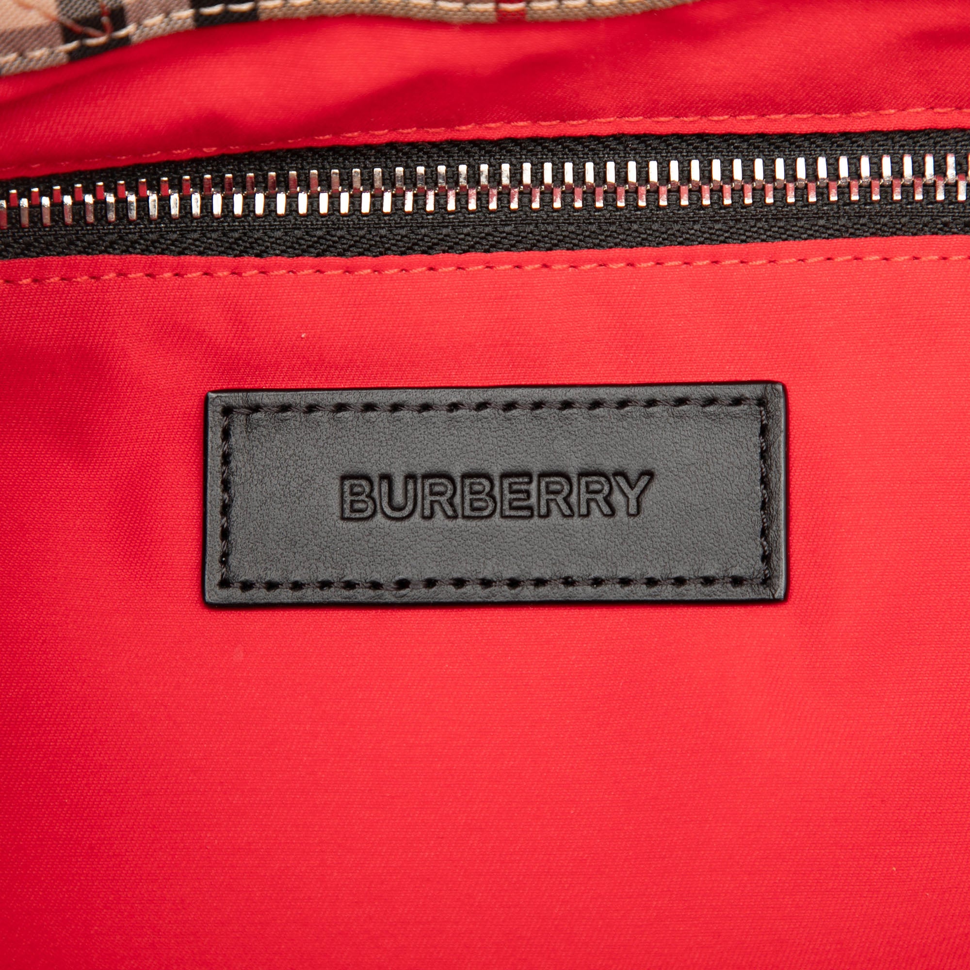 House Check Nylon Artie Satchel