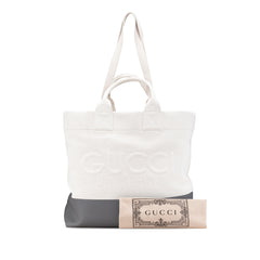 Canvas Embossed Logo Tote