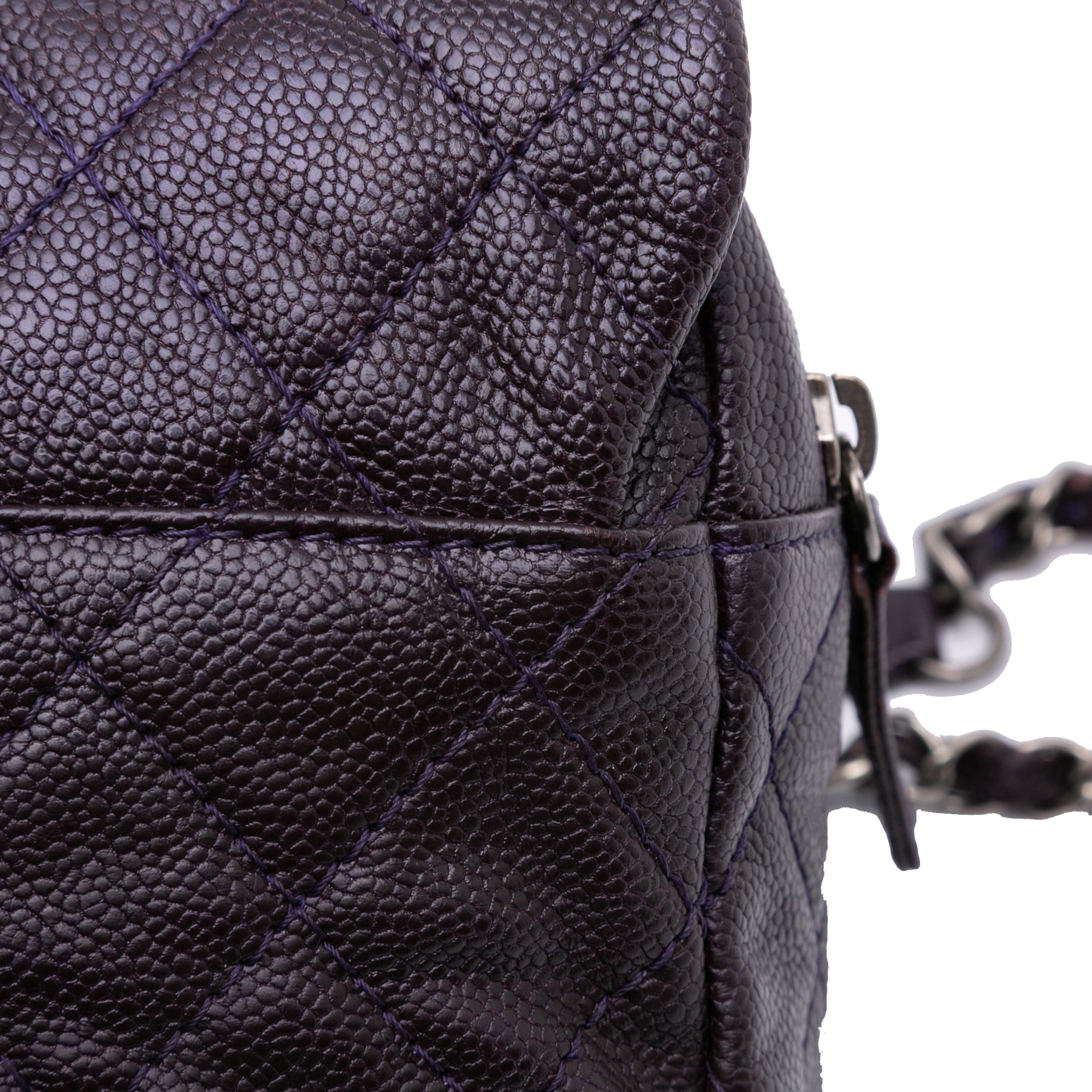 Jumbo Quilted Caviar Easy Flap