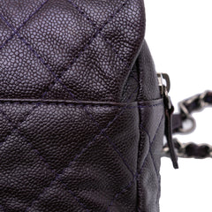 Jumbo Quilted Caviar Easy Flap