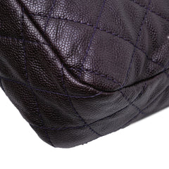 Jumbo Quilted Caviar Easy Flap