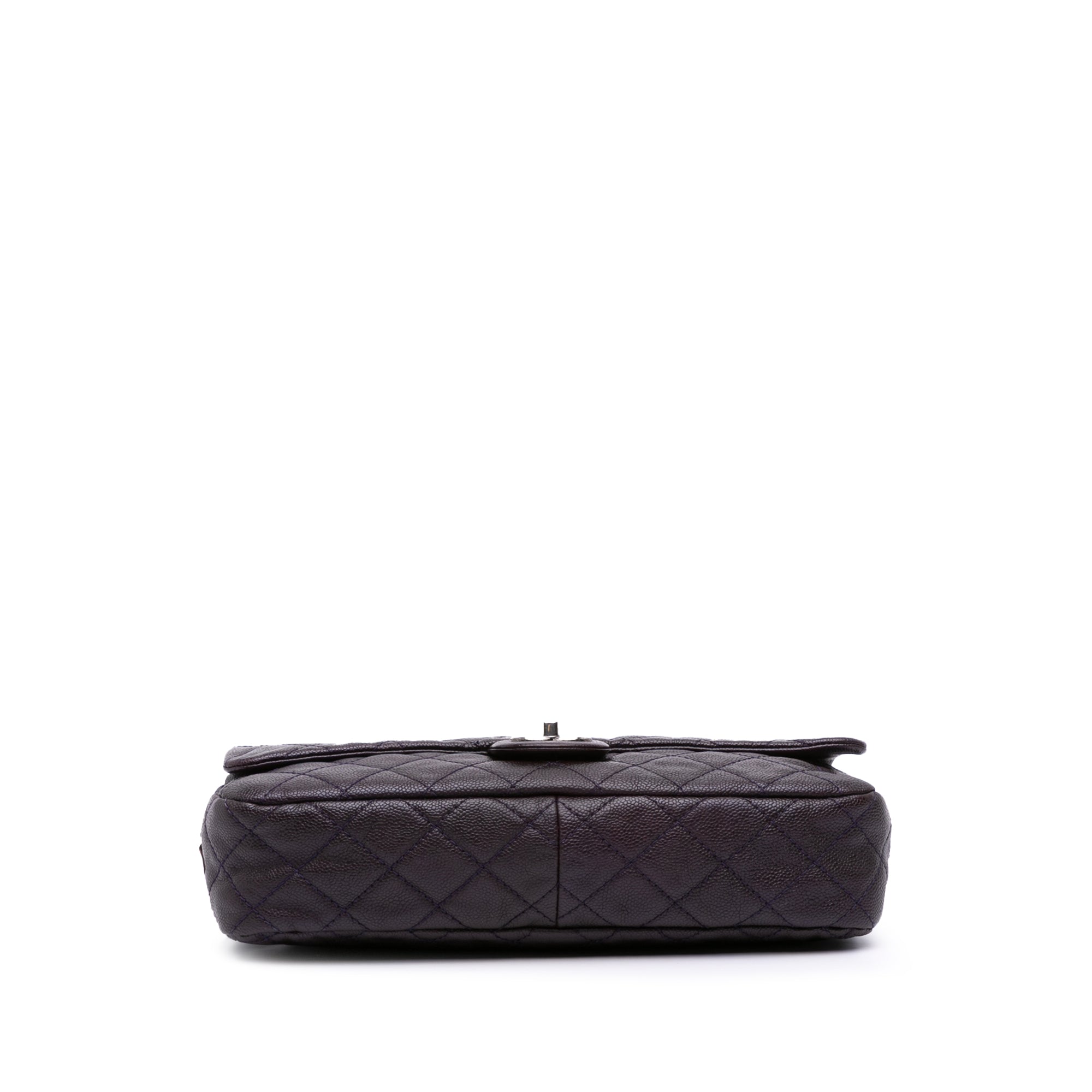 Jumbo Quilted Caviar Easy Flap
