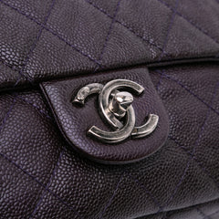 Jumbo Quilted Caviar Easy Flap