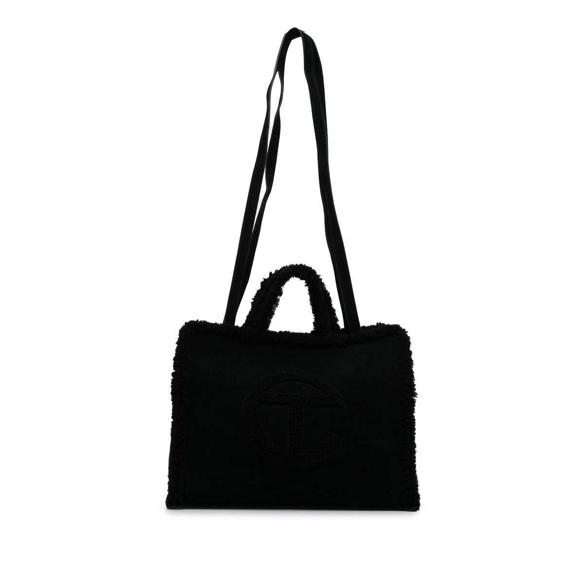 x UGG Large Shearling Crinkle Shopper Tote_0