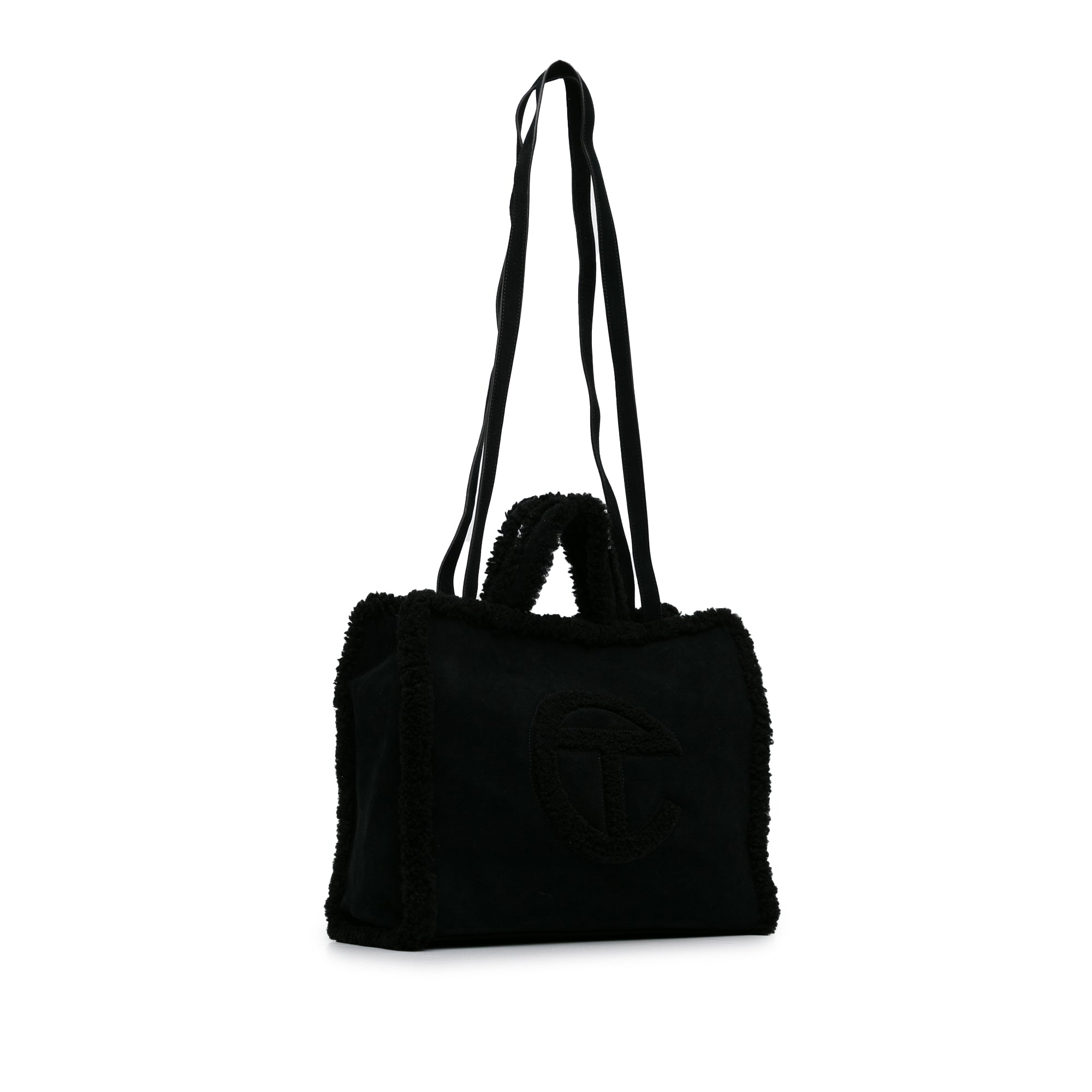 x UGG Large Shearling Crinkle Shopper Tote_1