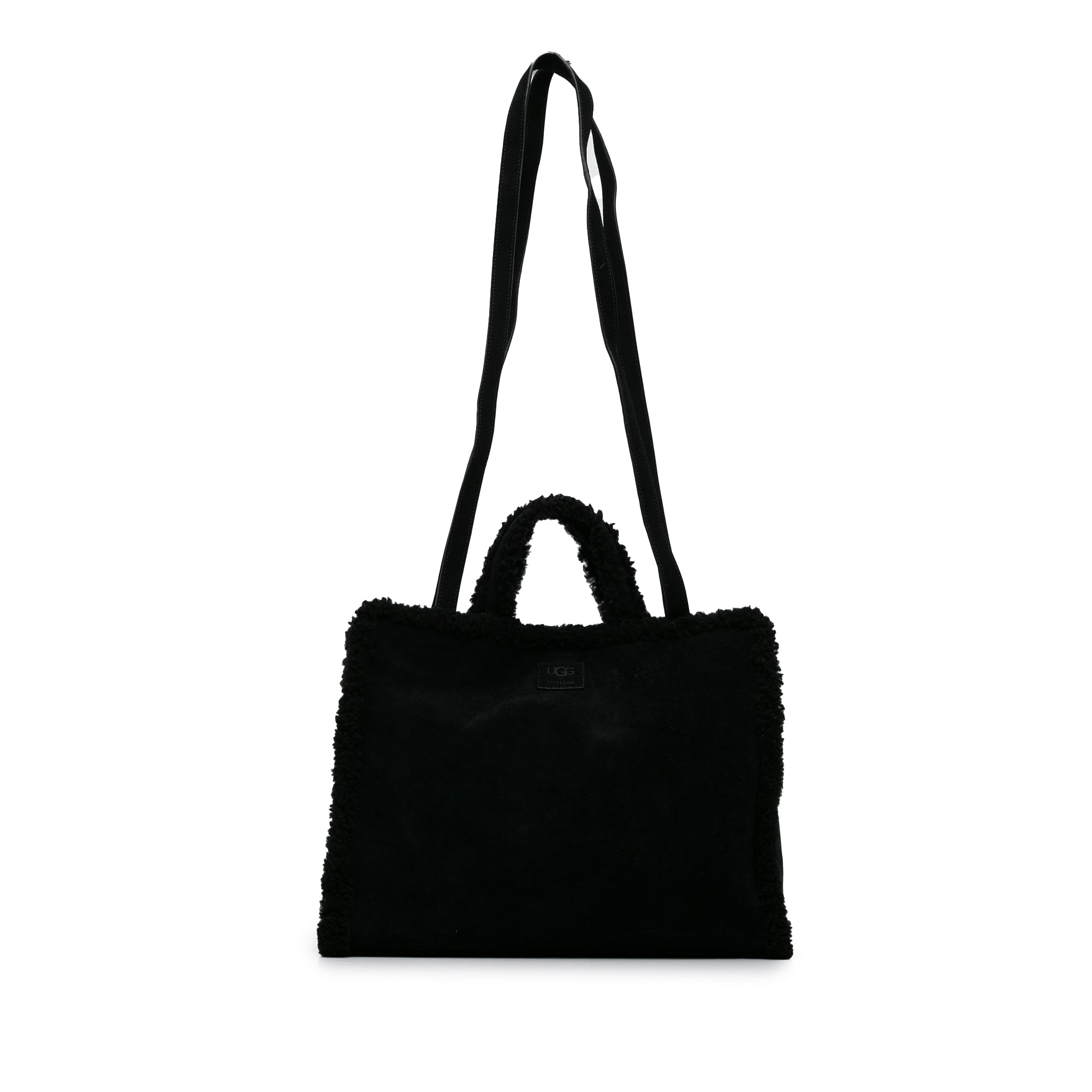 x UGG Large Shearling Crinkle Shopper Tote_3