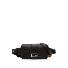 Leather Selleria Convertible Baguette Satchel