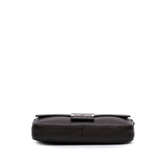 Leather Selleria Convertible Baguette Satchel