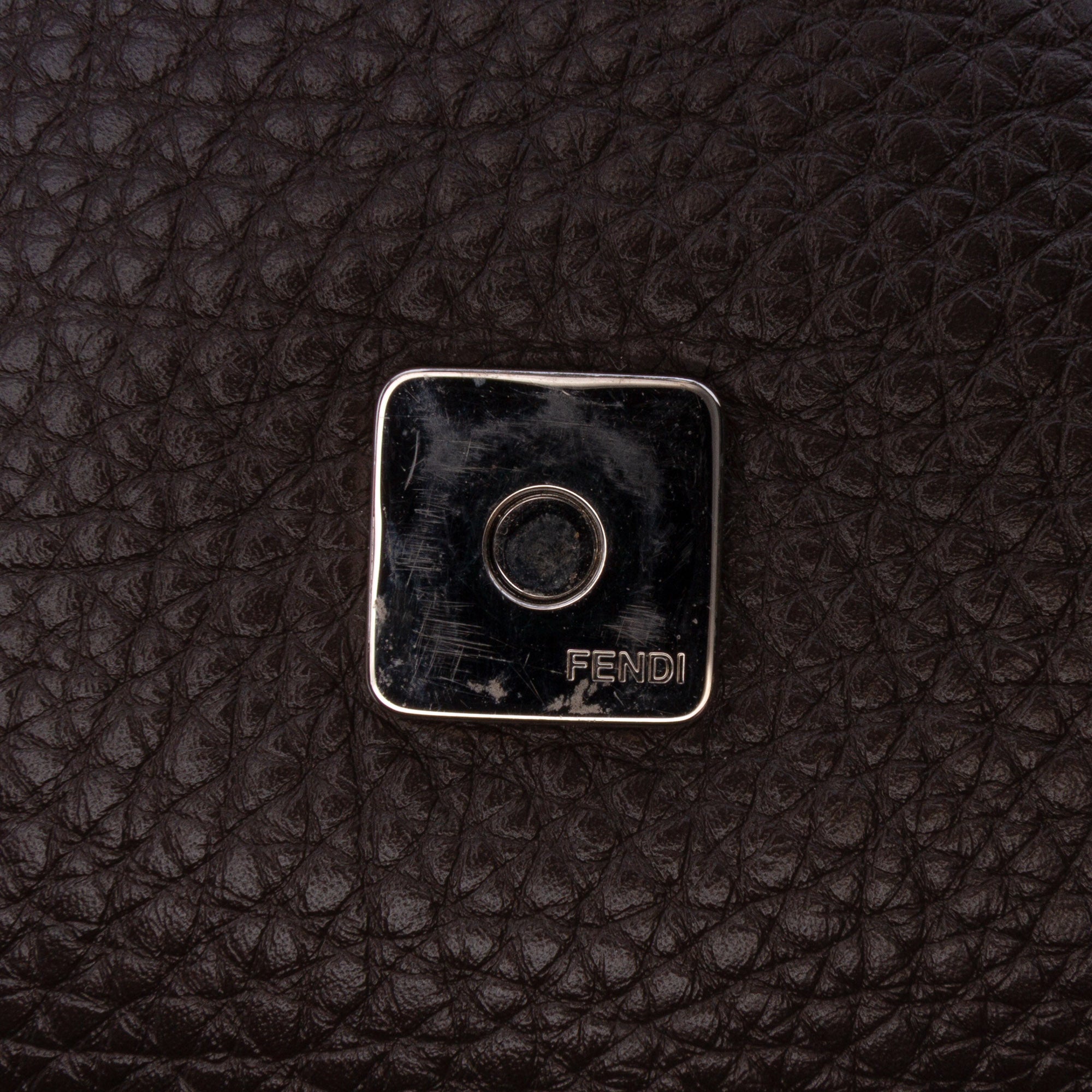 Leather Selleria Convertible Baguette Satchel