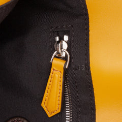 Leather Selleria Convertible Baguette Satchel