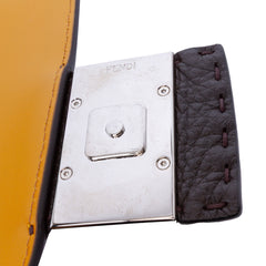 Leather Selleria Convertible Baguette Satchel