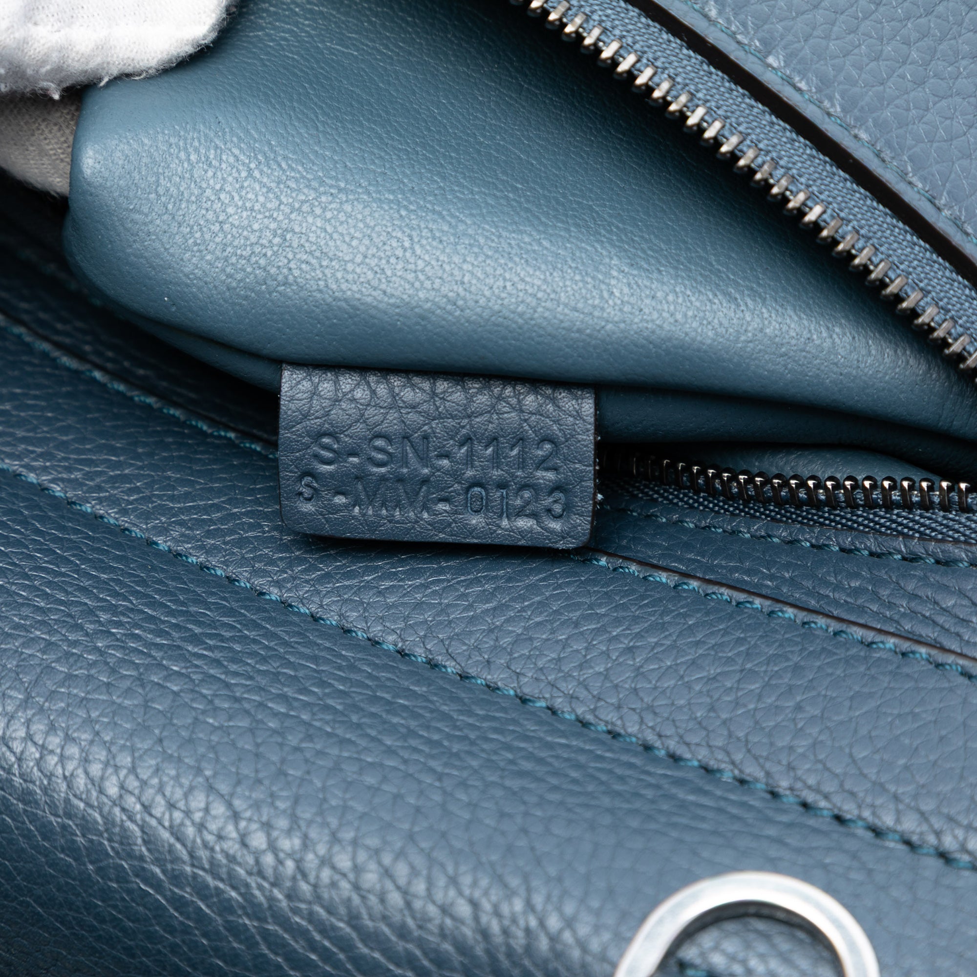 Medium Calfskin and Suede Trapeze Satchel