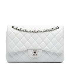 Jumbo Classic Caviar Double Flap