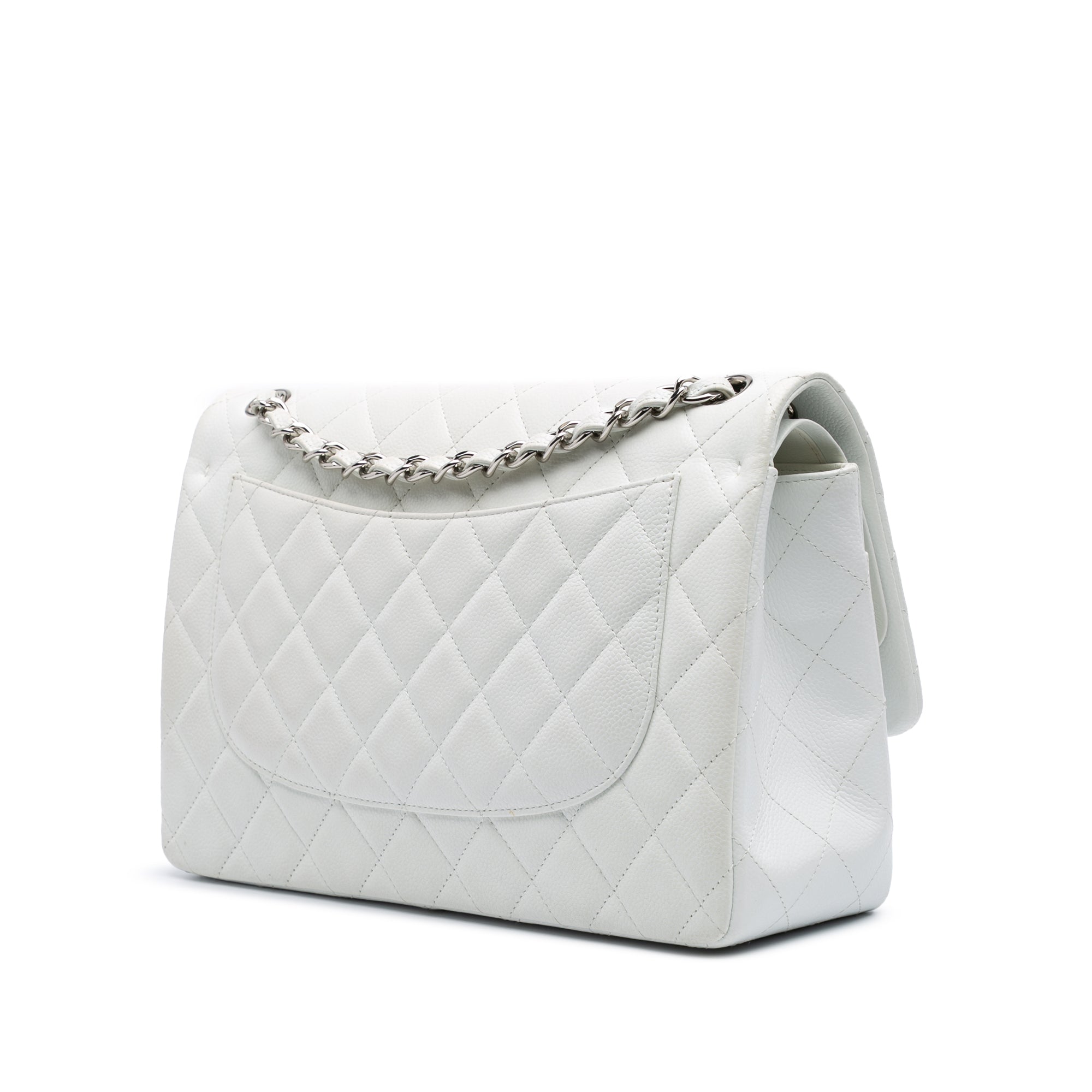 Jumbo Classic Caviar Double Flap