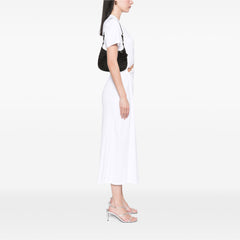 Crystal Embellished Satin Cleo Shoulder Bag