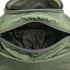Tessuto Zip Buckle Messenger Bag