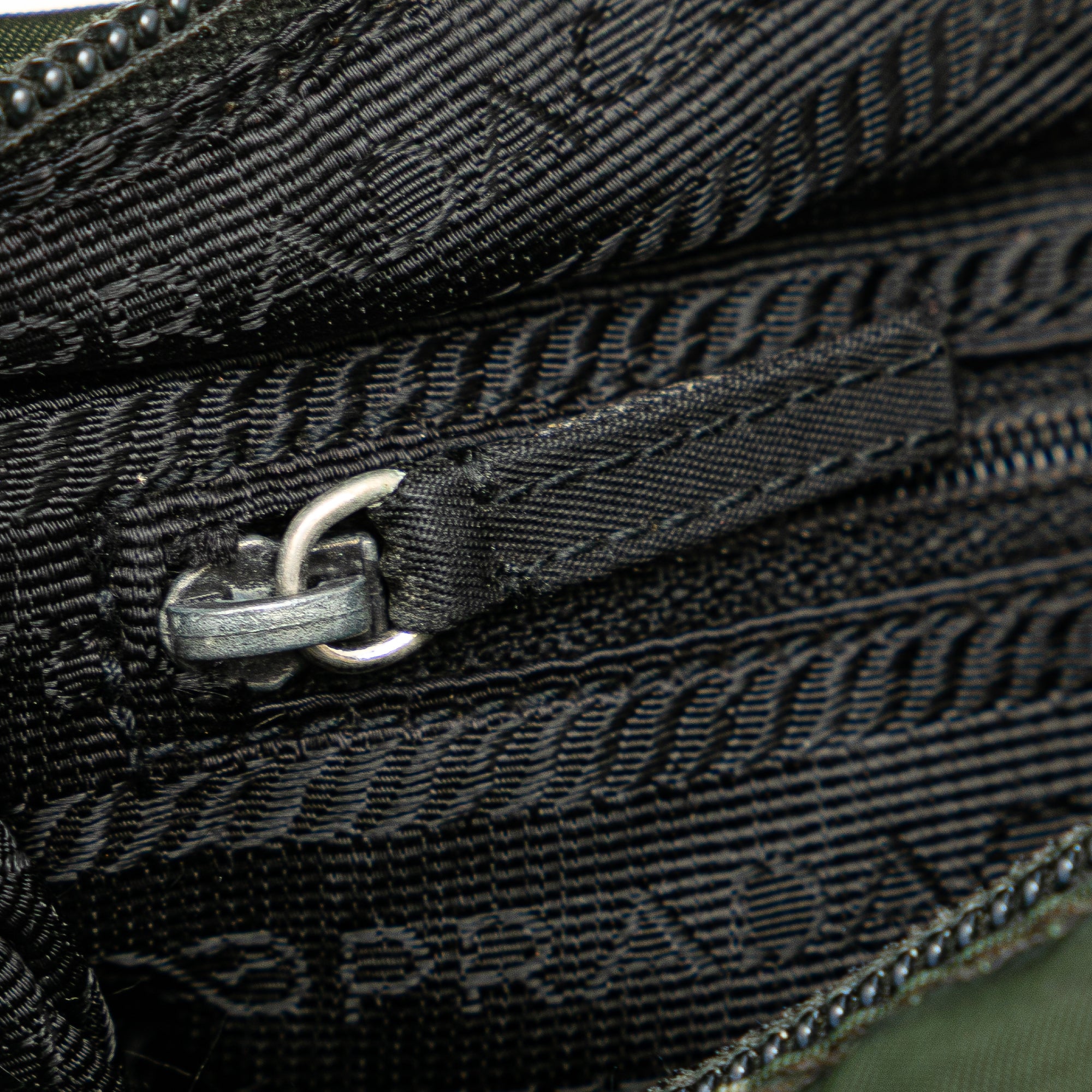 Tessuto Zip Buckle Messenger Bag
