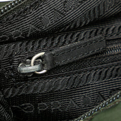 Tessuto Zip Buckle Messenger Bag